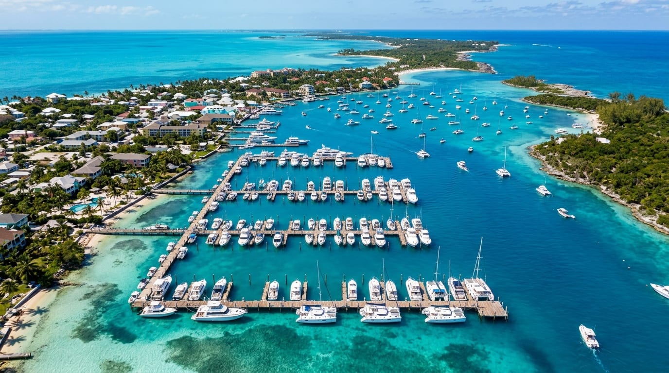 Arriving in the Bahamas from Austin
