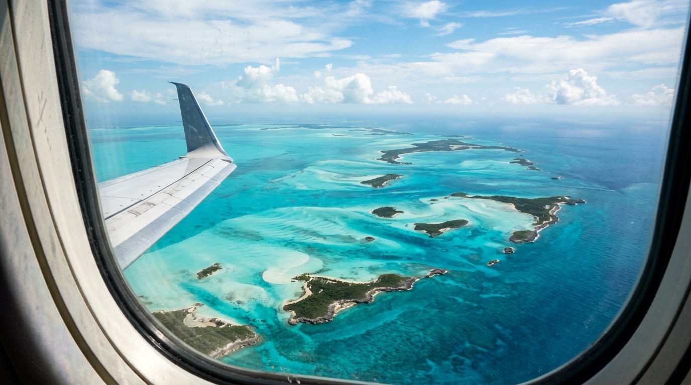 Arriving in the Bahamas from Tucson