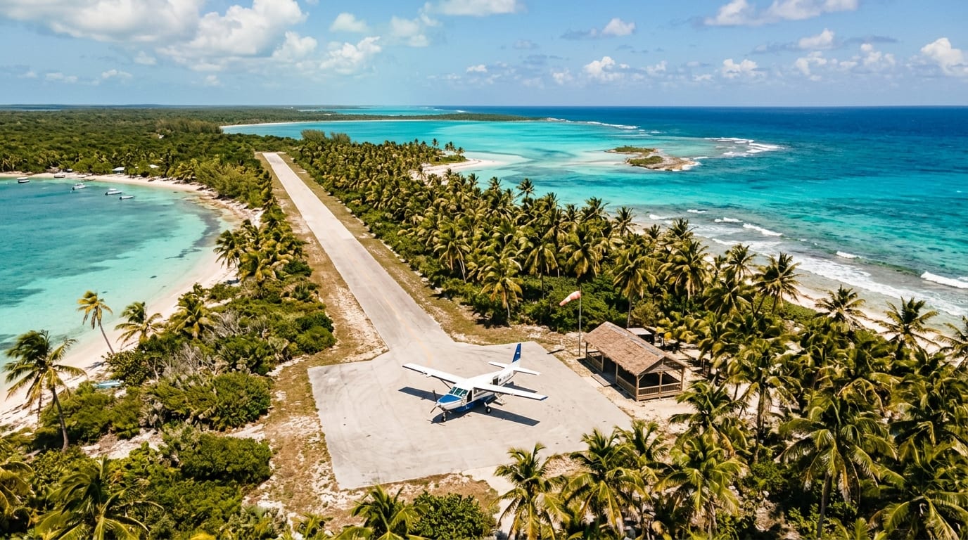 Arriving in the Bahamas from Washington DC