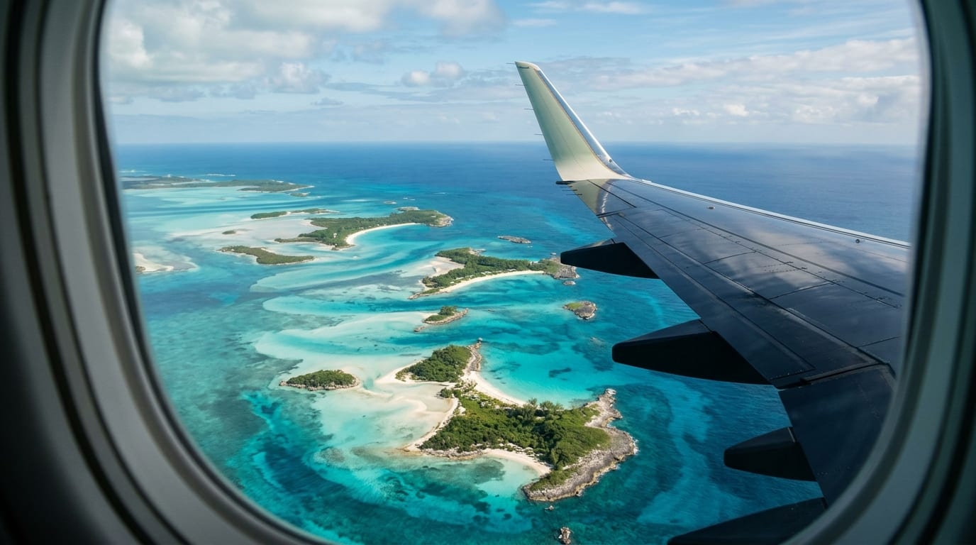 Arriving in the Bahamas from Albuquerque