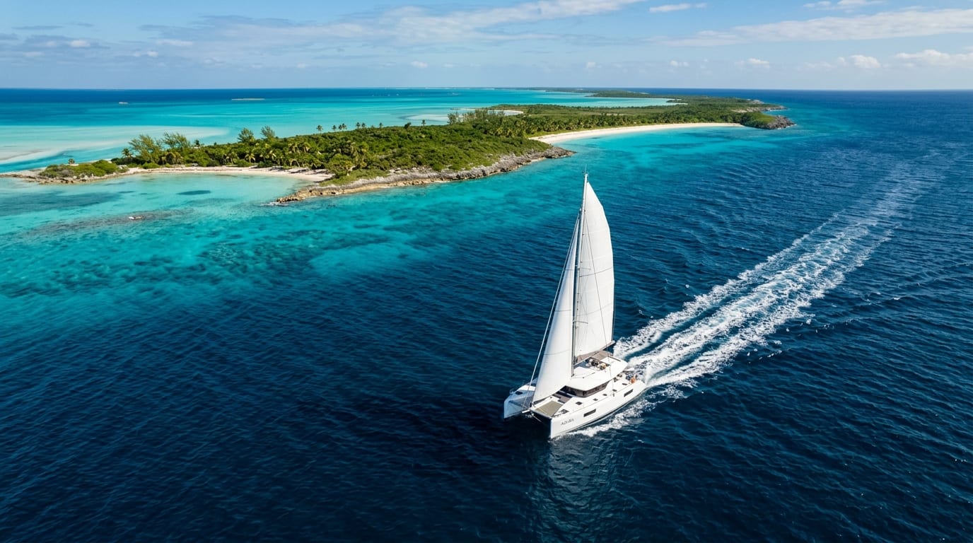 Arriving in the Bahamas from Boca Raton
