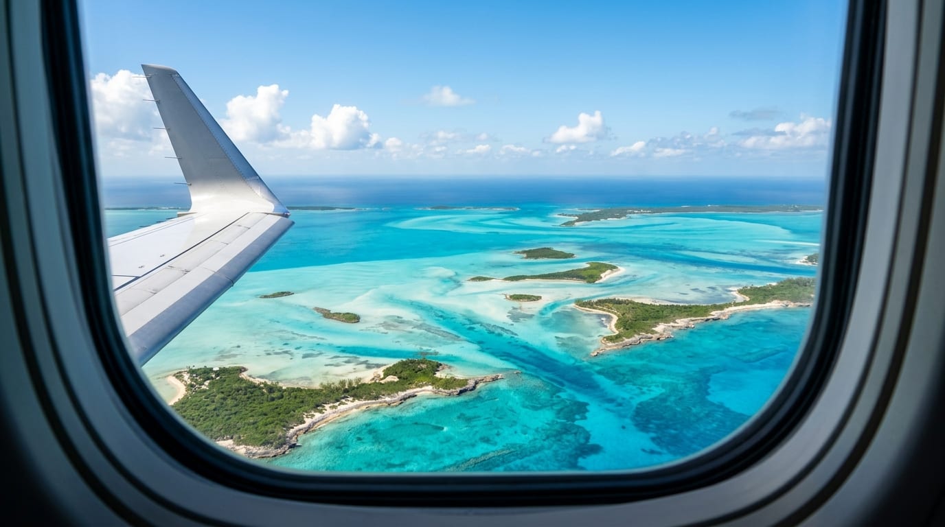 Arriving in the Bahamas from Cleveland