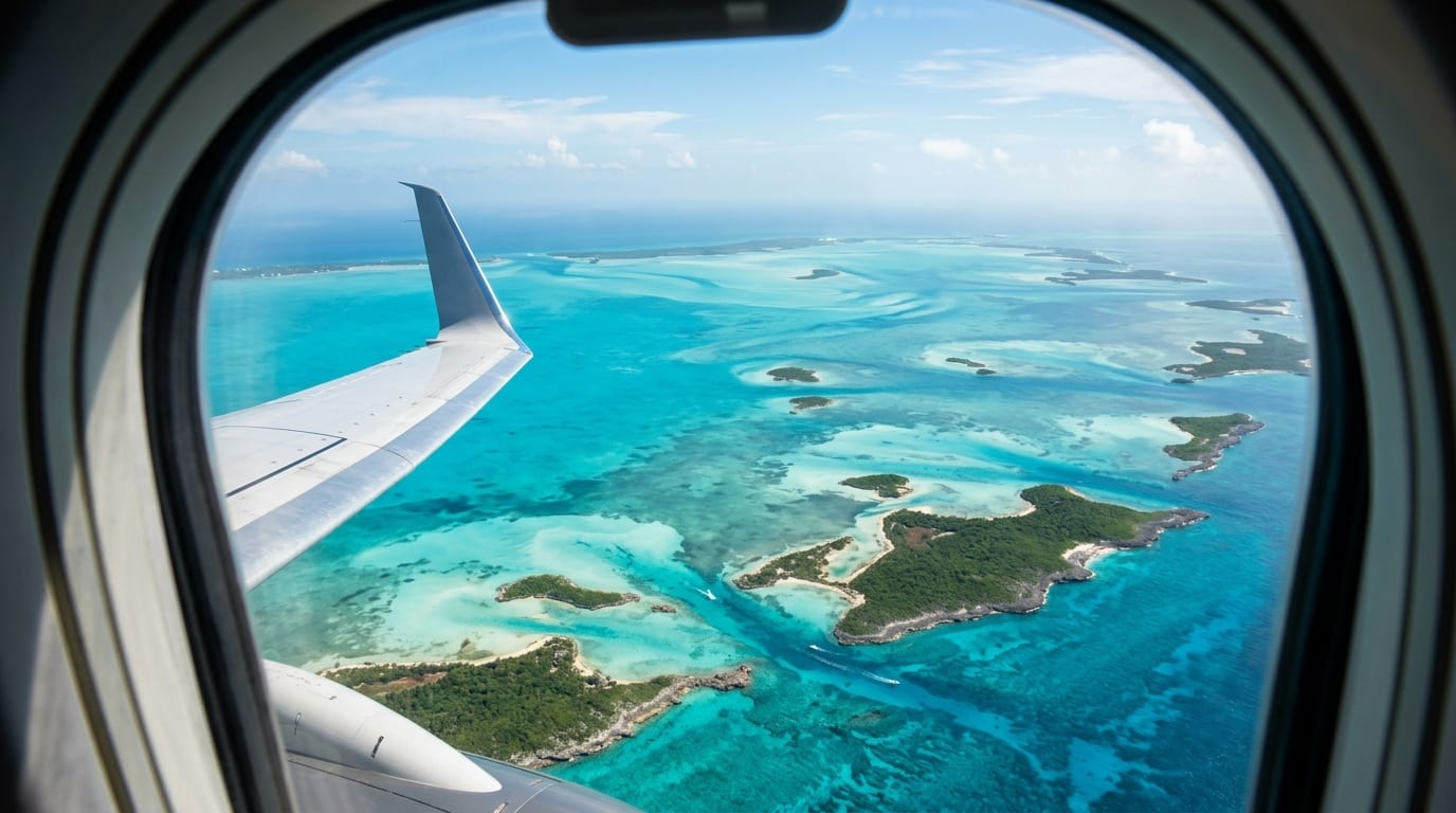 Arriving in the Bahamas from Minneapolis