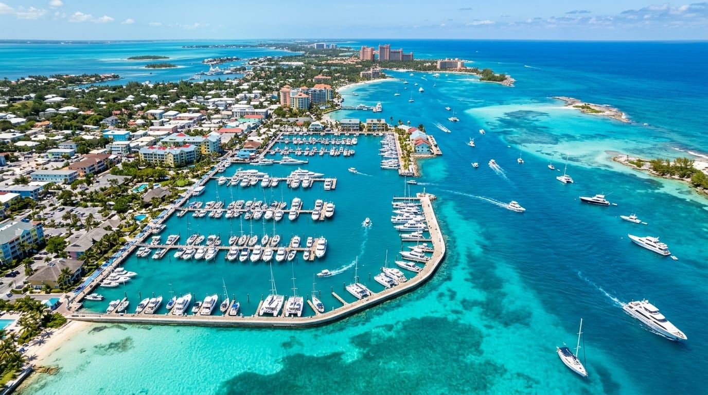 Arriving in the Bahamas from Raleigh