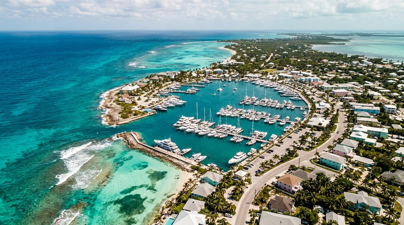 Arriving in the Bahamas from Vancouver
